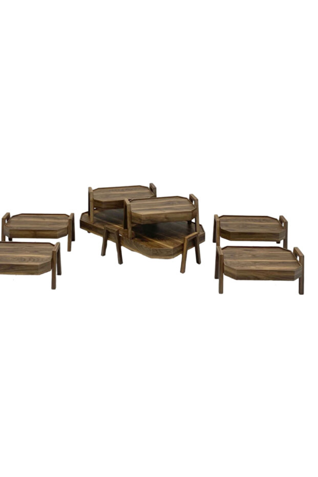 Modern Turkish floor table set - 2