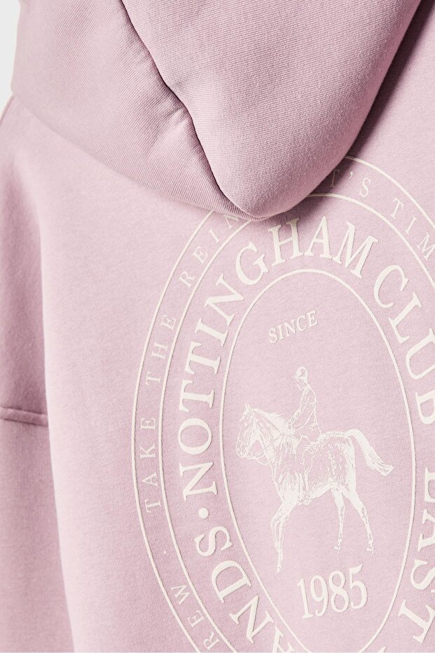 Nakışlı Kapüşonlu Sweatshirt - 7