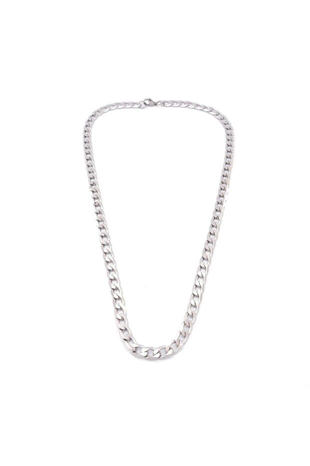 Steel Chain Necklace Figaro Model Zn-312