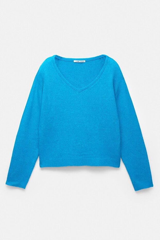 Oversize ince triko kazak - 6