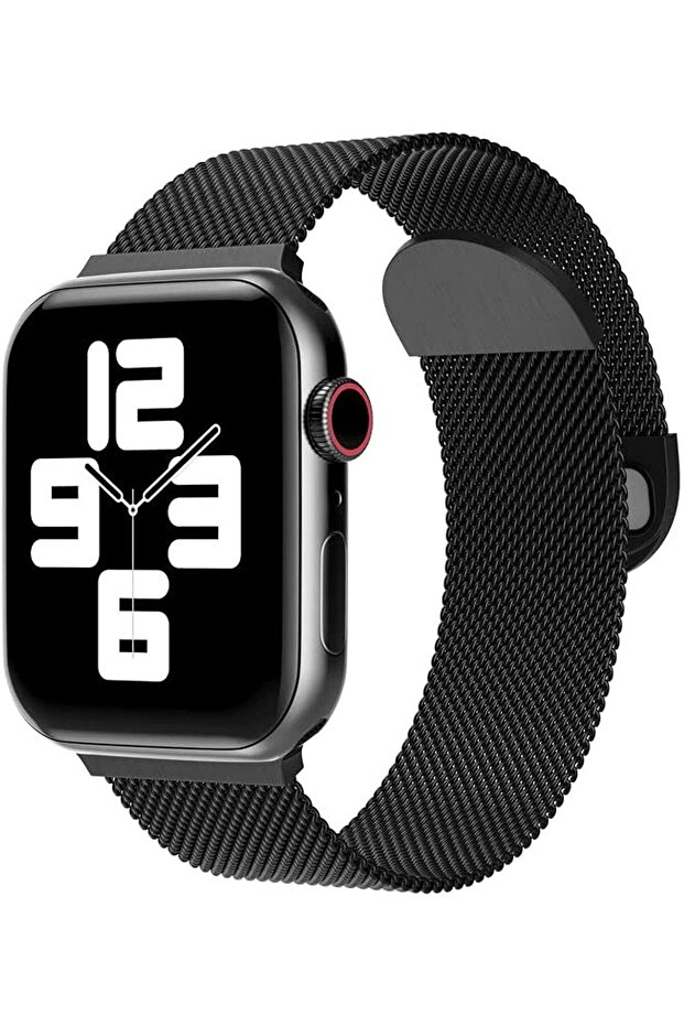 Apple Watch 49mm 46mm 45mm 44mm 42mm | Milanese Loop Band | Black