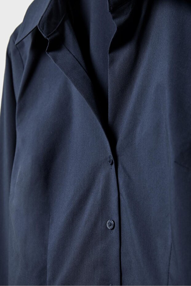 Basic dar kesim gömlek - 7