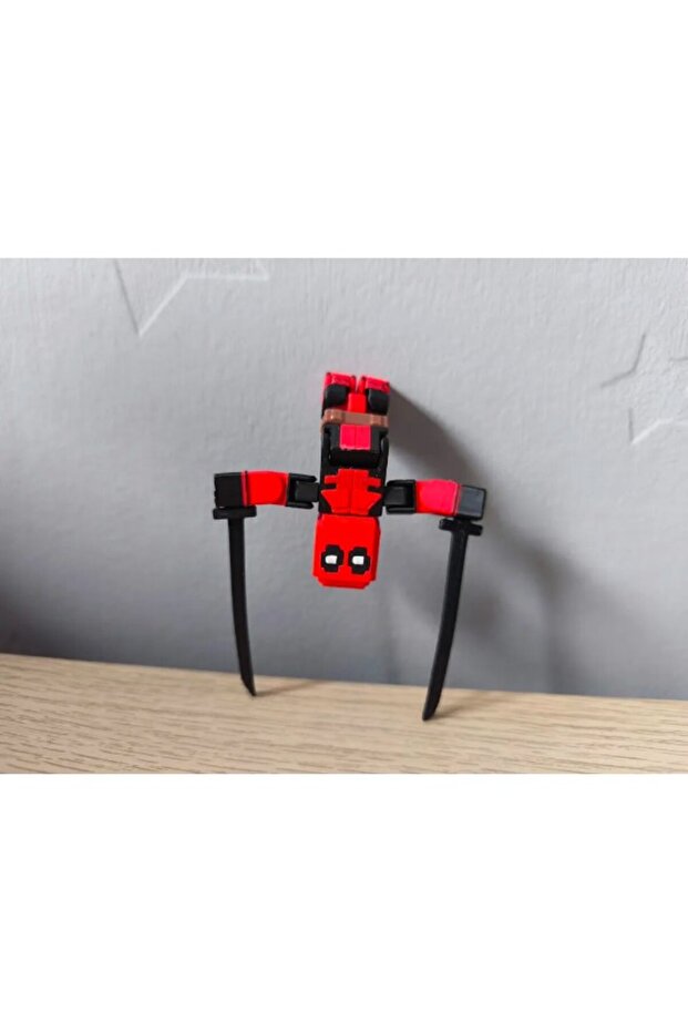 3D Minecraft Deadpool - 4