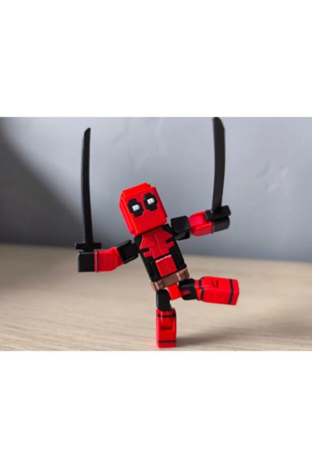 3D Minecraft Deadpool - 1