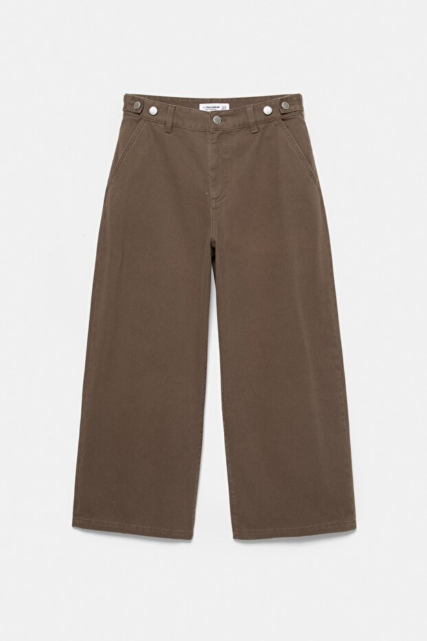 Ayarlanabilir belli balon jean - 6