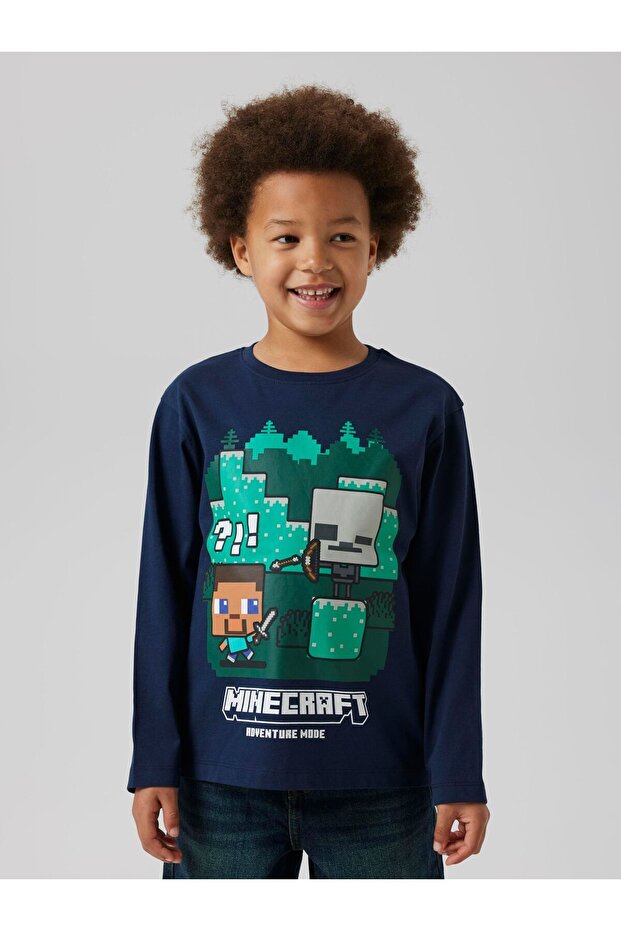 Oberteil mit langen Ärmeln Minecraft - 5