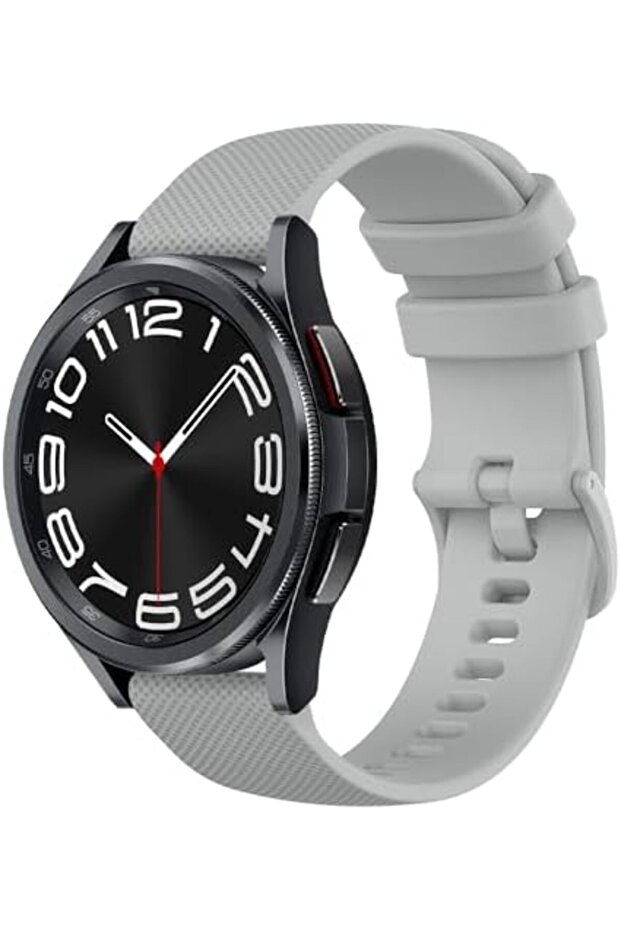 Silicone Bands for Samsung Galaxy Watch 3 45mm/Galaxy Watch 46mm/Gear S3 Frontier/Classic Grey
