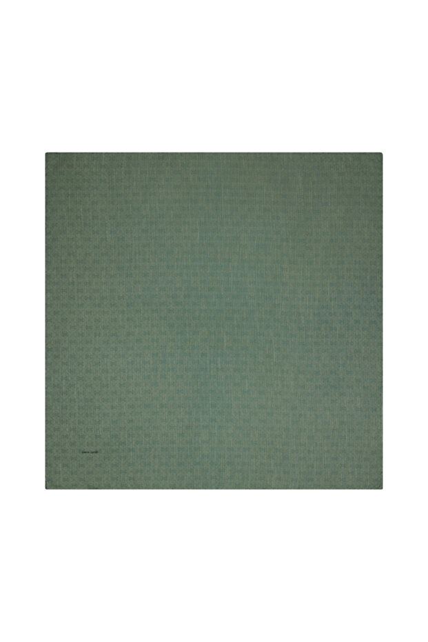 100X100 K.Pierre Cardin Logo Silk Cotton Jacquard