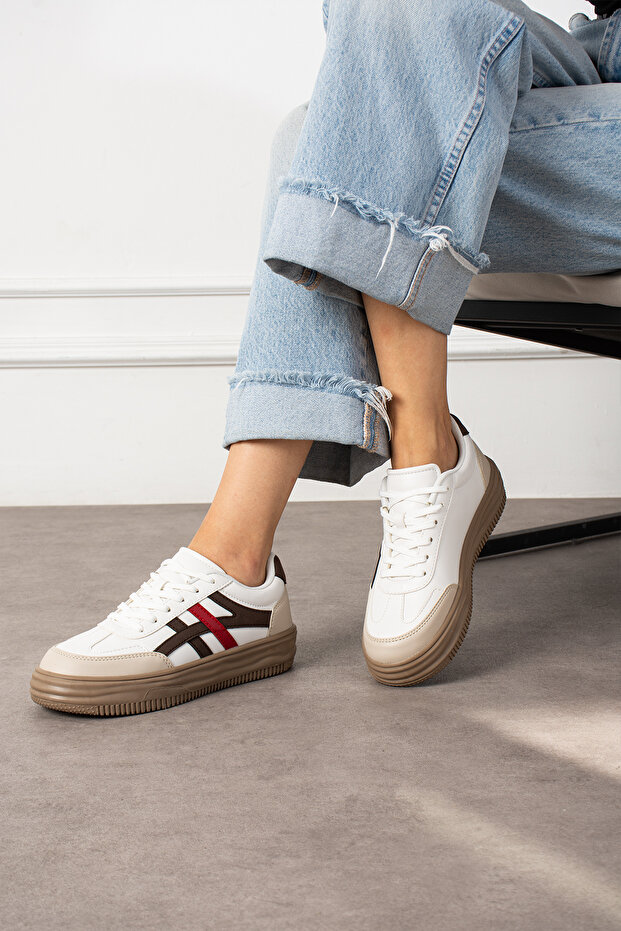 Krep női alkalmi, stílusos tornacipő - 3