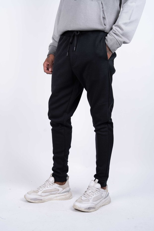 Regular Fit Siyah Eşofman Altı
