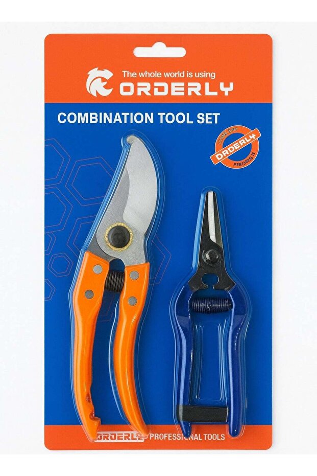 مجموعة أدوات مقص الحديقة المكونة من قطعتين - 1