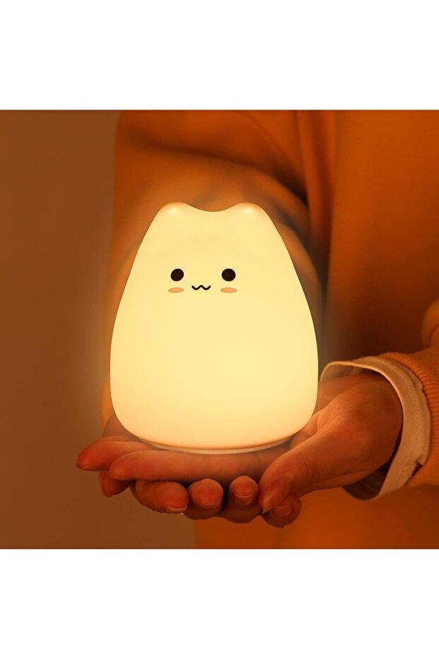 LED Cute Cat Night Light for Kids