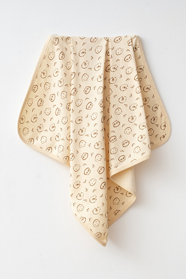 Pandal Natural Cotton 80X90 cm Single Layer Baby Blanket