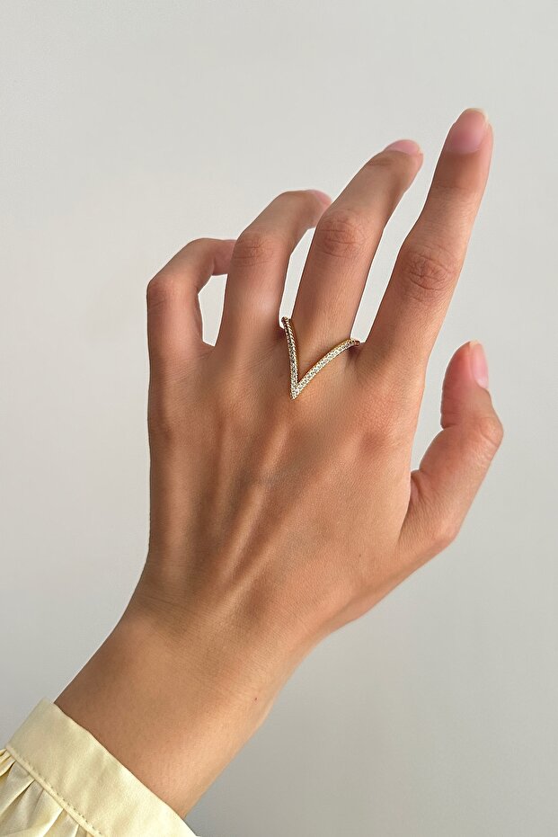 خاتم حجر V قابل للتعديل - 1