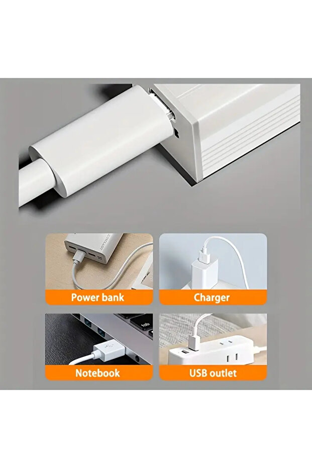 LED İnsan Vücut Sensörlü Işık Dolap Işığı Dolap Işığı Manyetik Şarjlı - 2