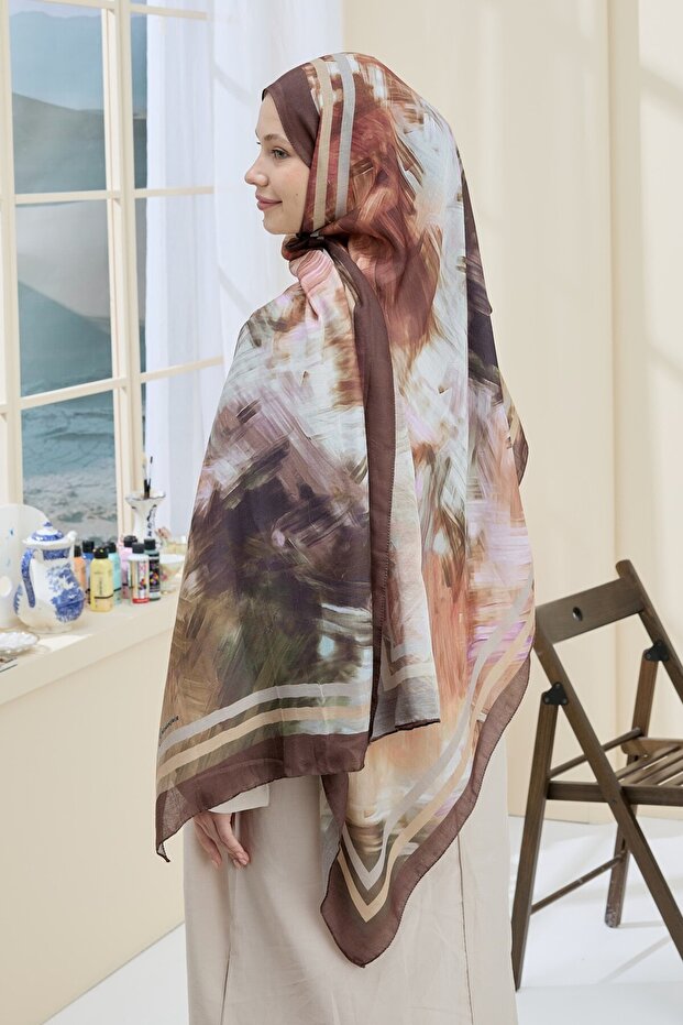 Ashira Desen Bambu Şal - 3
