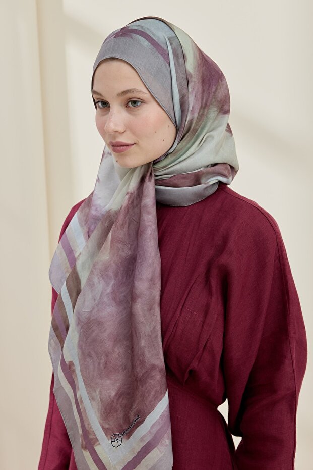 Mistral Desen Bambu Şal - 3