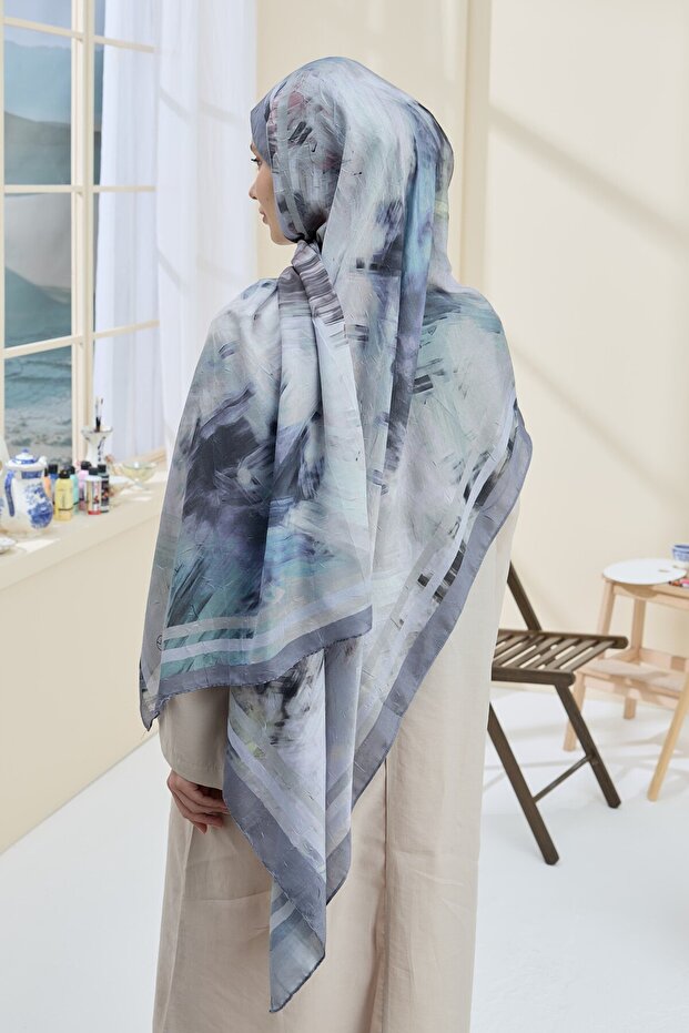 Ashira Desen Bambu Şal - 3