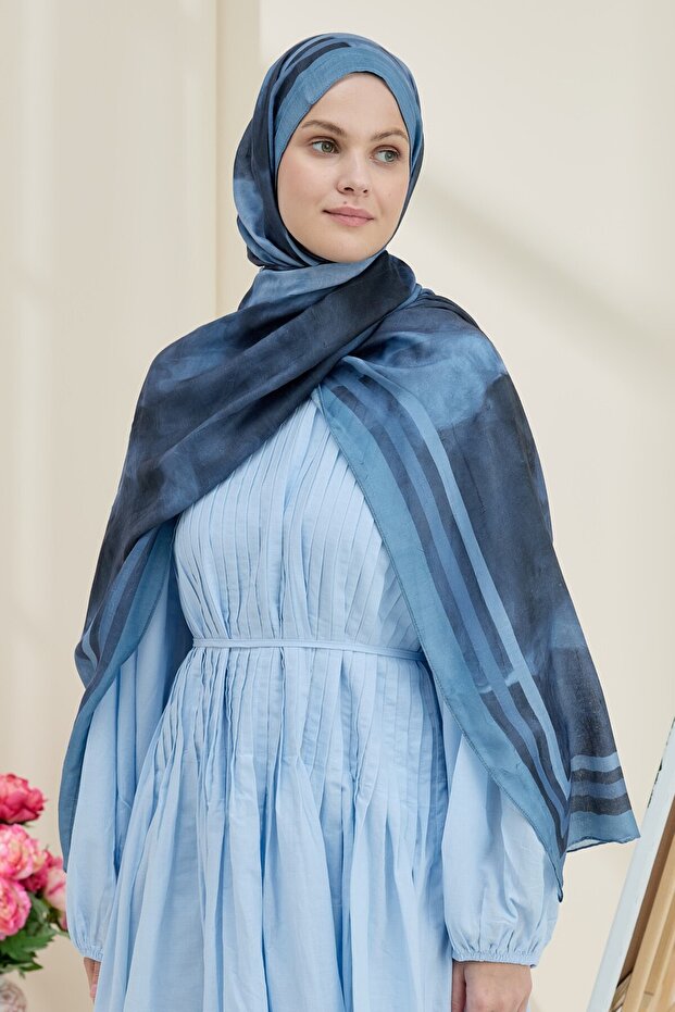 Mistral Desen Bambu Şal - 1