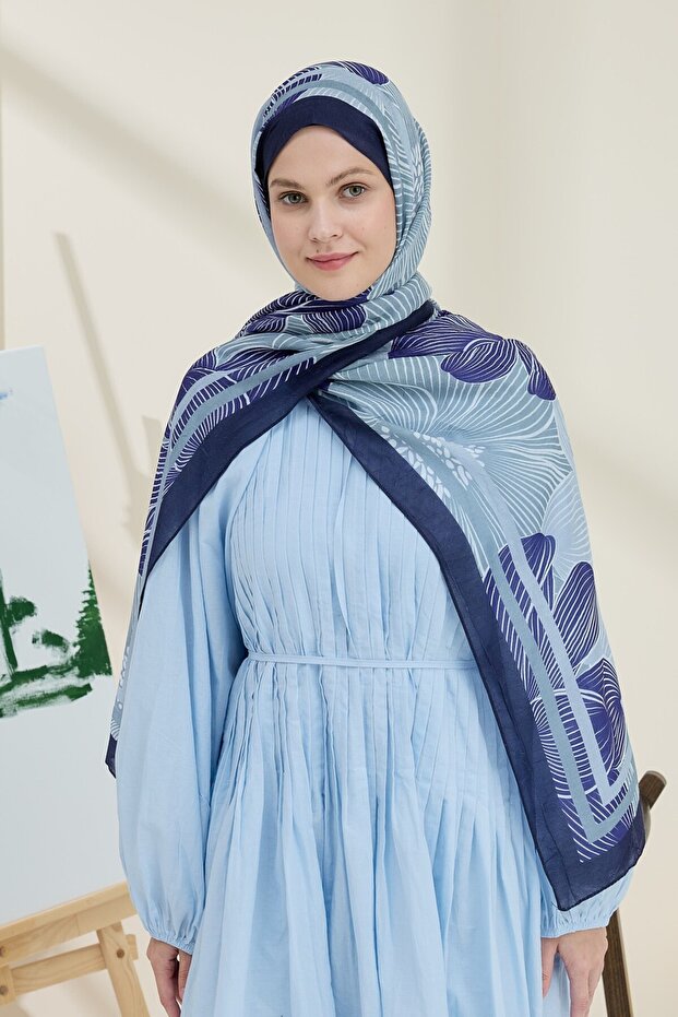 شال من الخيزران بنمط ميليا - 1