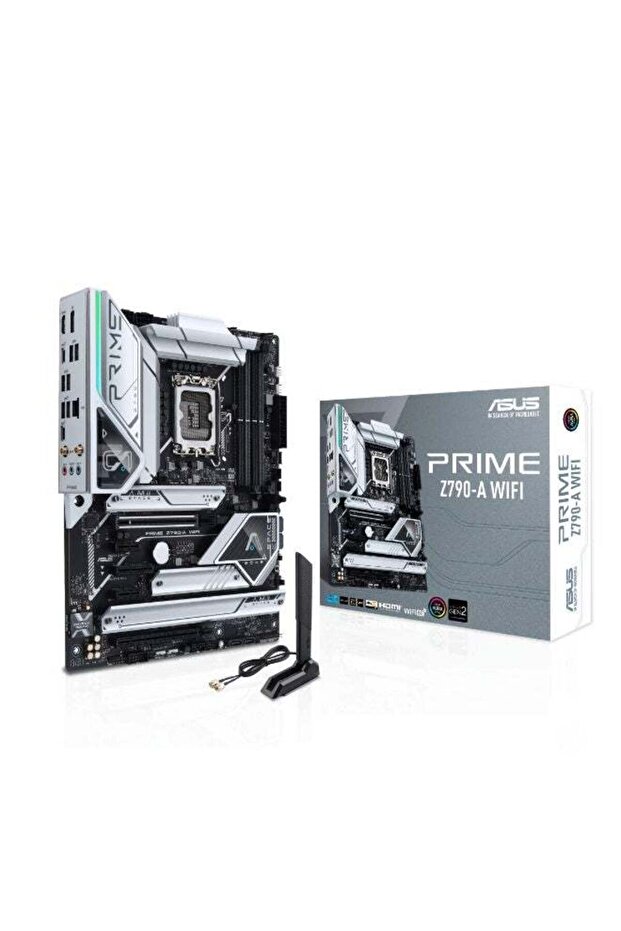 Prime Z790-A WiFi ATX Motherboard, Intel LGA 1700 Socket, DDR5, PCIe 5.0, 4x M.2, Wi-Fi 6E, 2.5 - 1
