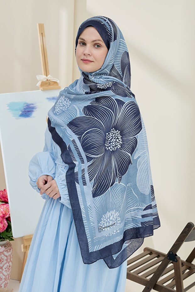 Melia Desen Bambu Şal - 1