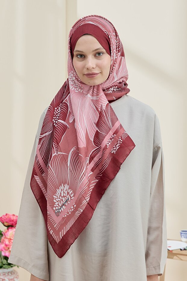 Melia Desen Bambu Şal - 1