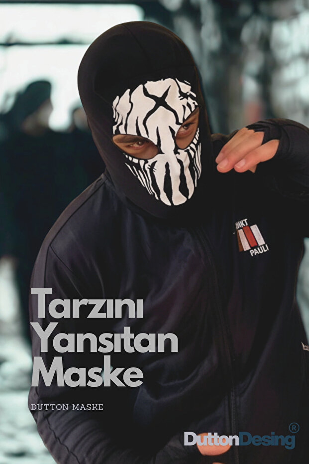Ghost Çapraz Maske Buff Balaklava - 1