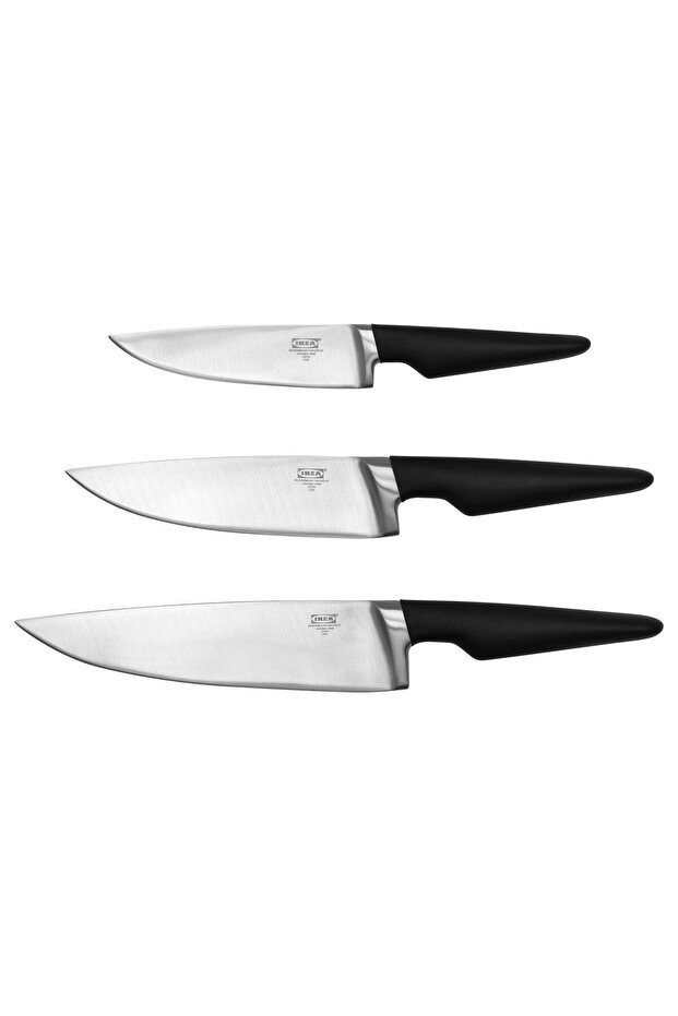 VÖRDA 3-piece knife set