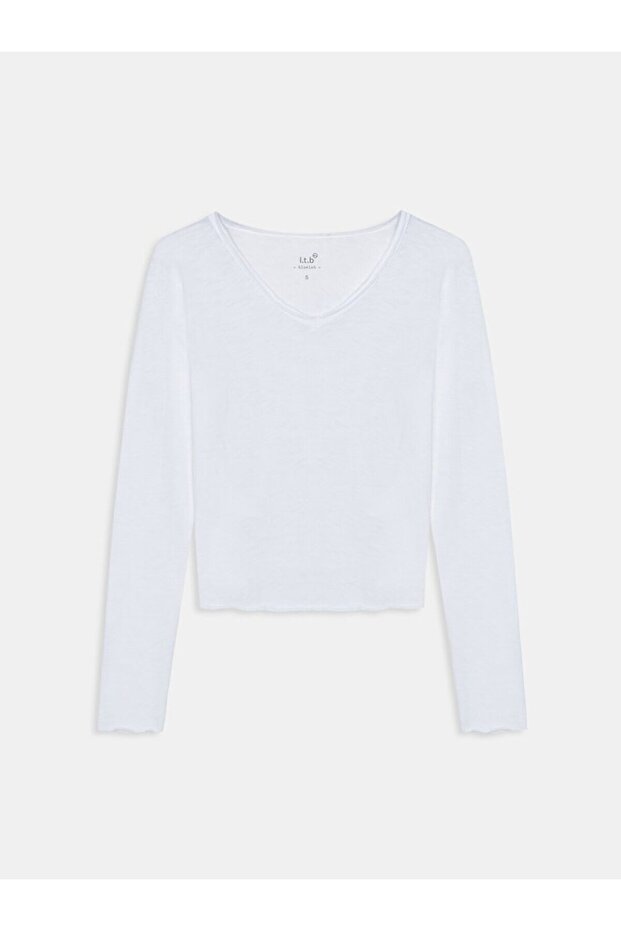 Beyaz Sweatshırt - 1