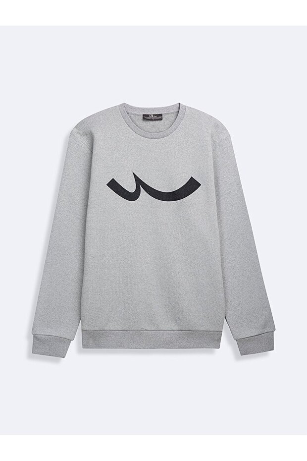 Gri Sweatshırt - 1