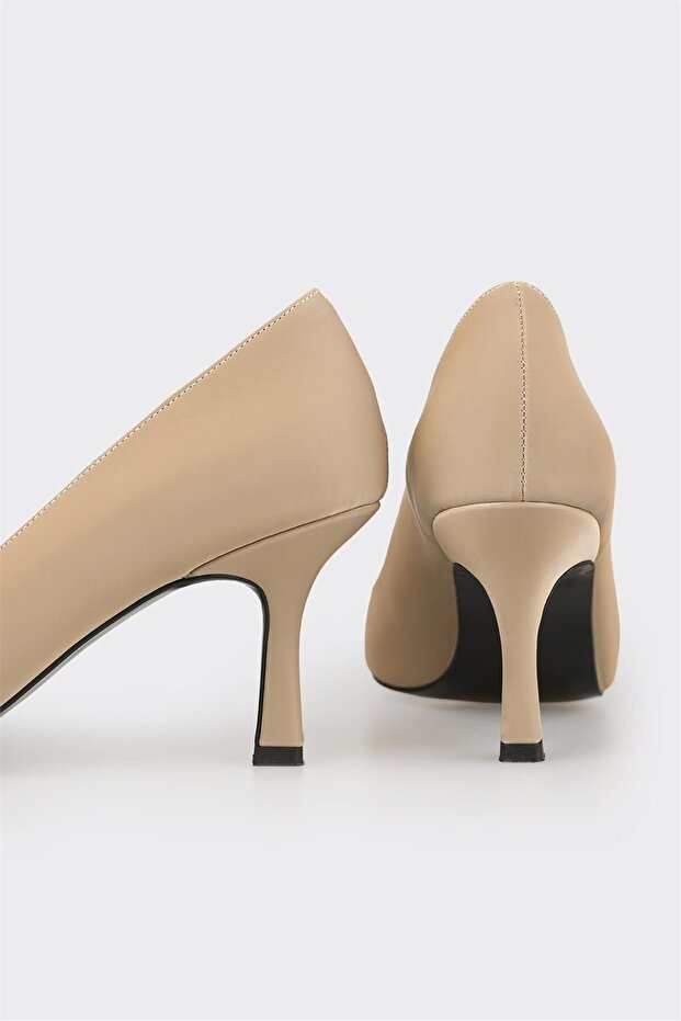 Bej Kadın Stiletto - 4