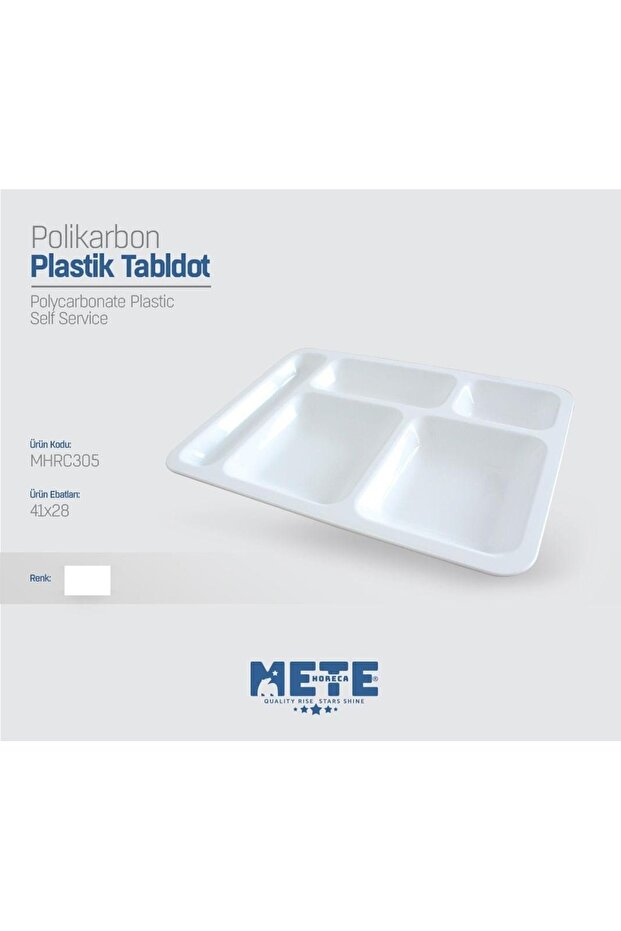 5 Gözlü Beyaz Tabldot - 1