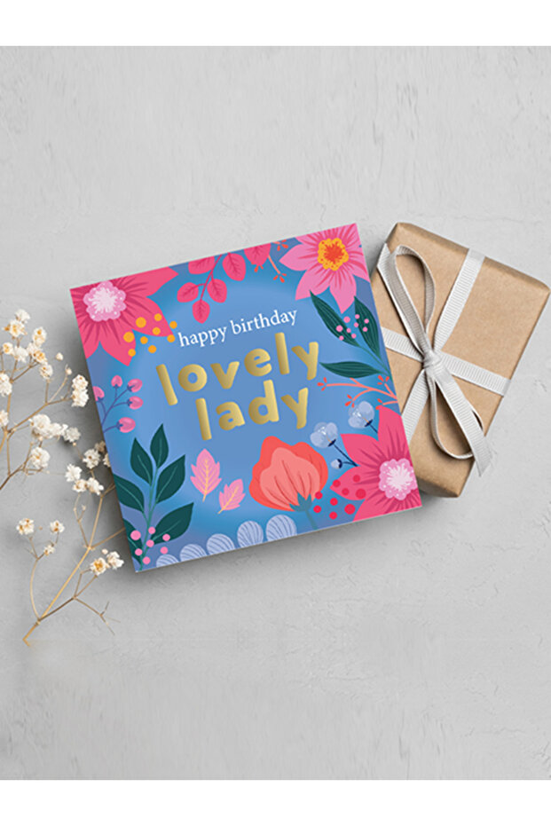 Happy Birthday Lovely Lady, Greeting Card