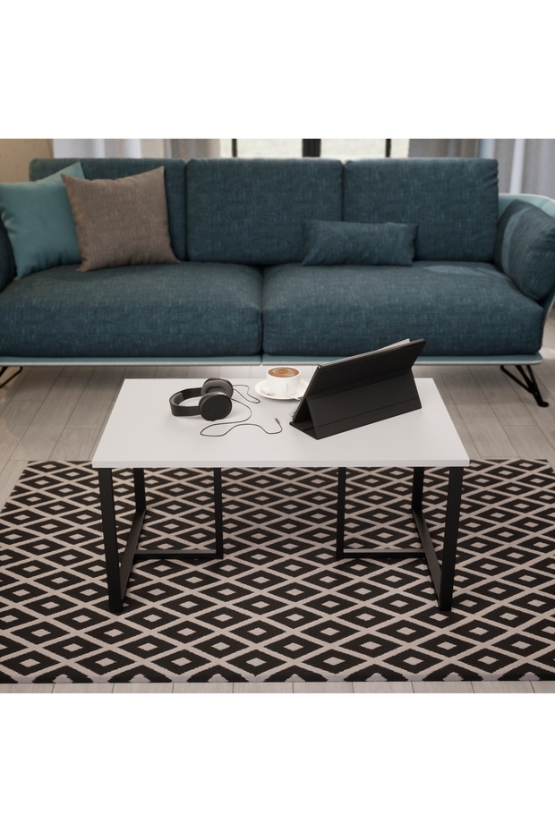 Lida Orta Sehpa Beyaz - 1