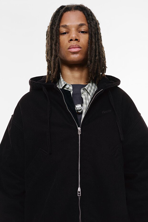 Kapüşonlu STWD bomber ceket - 5