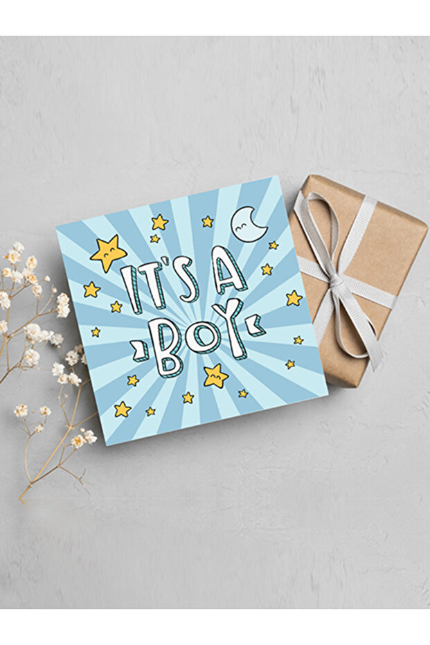 It's a BOY, New Born Greeting Card