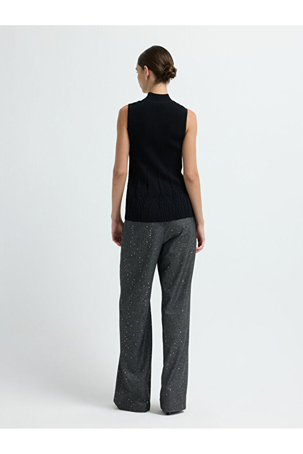 Dik Yaka Triko Bluz - 6