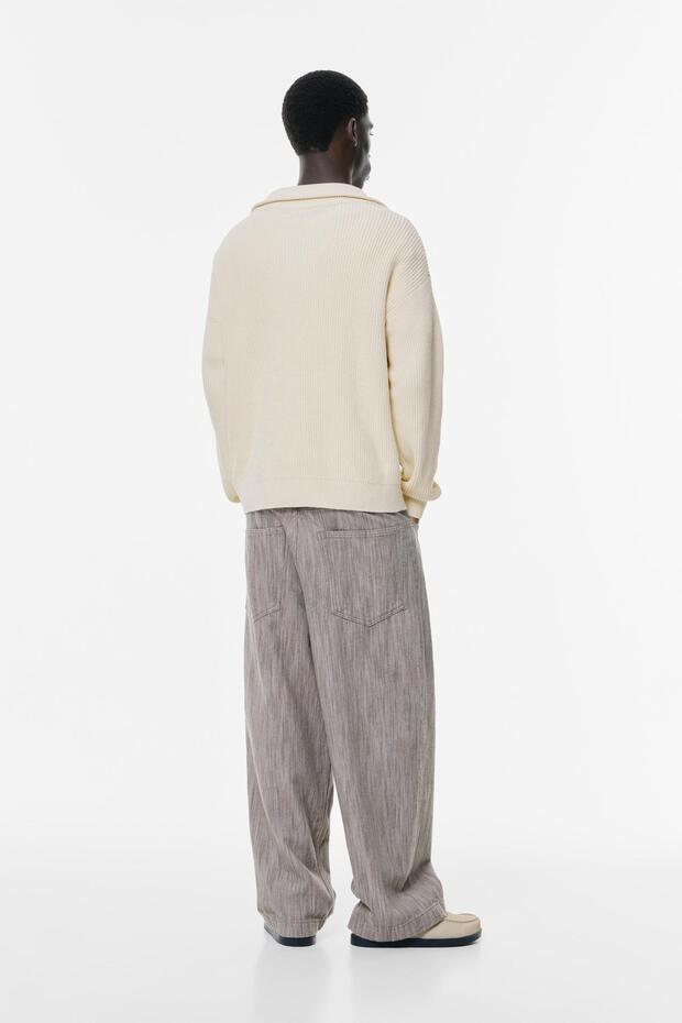 Fermuarlı yaka kazak - 5