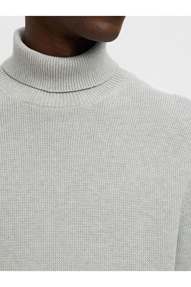 Rollkragenpullover Baumwoll - 5