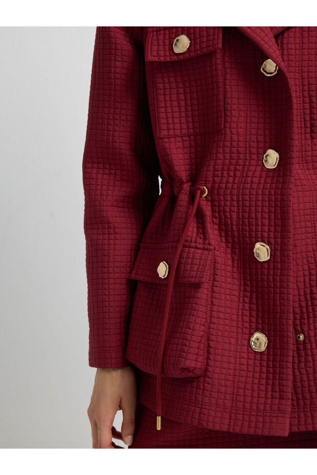 Hakim Yaka Kapitone Ceket - 4