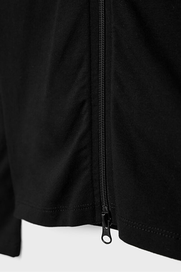 Çift Fermuarlı Hırka - 8