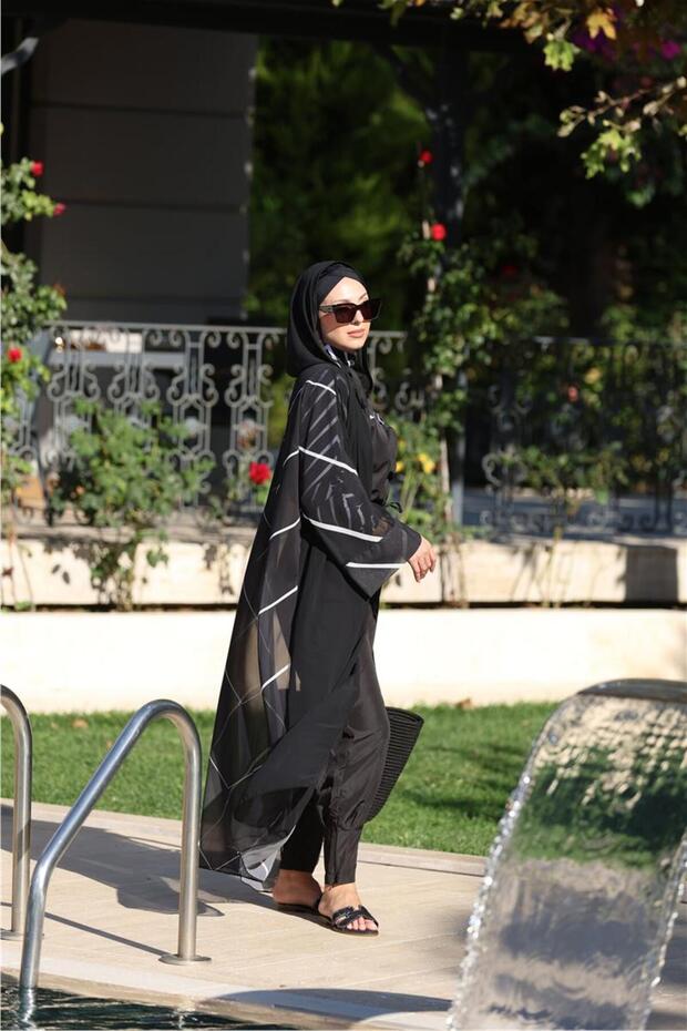 Herringbone Pattern Design Hijab Pareo - 2