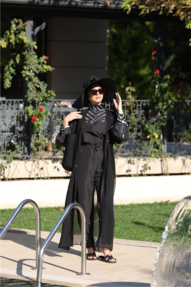 Herringbone Pattern Design Hijab Pareo - 4