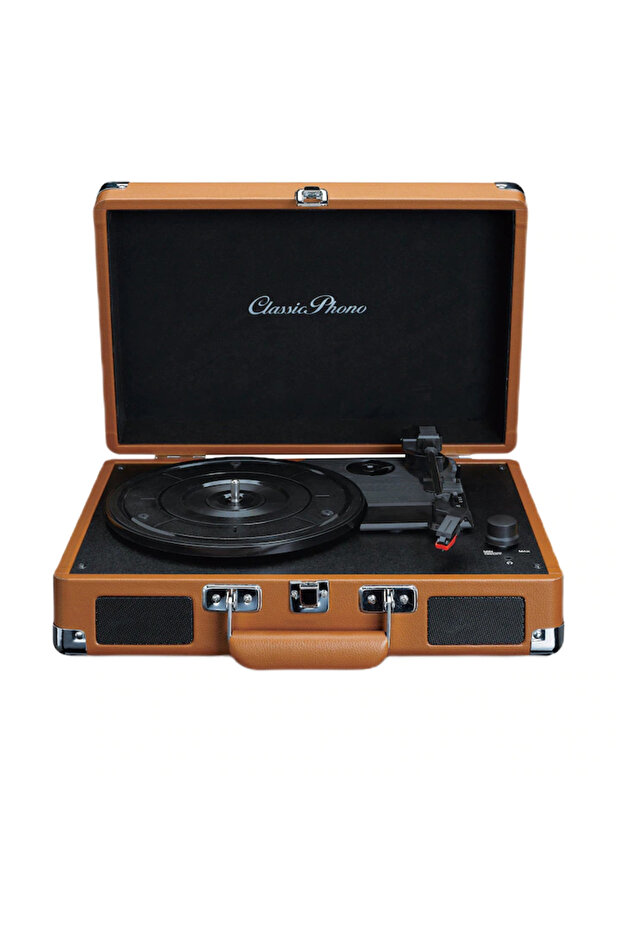 Pick-up TT-10BN, difuzoare integrate, RCA, 3,5 mm, AUX, 3 viteze, negru - 1