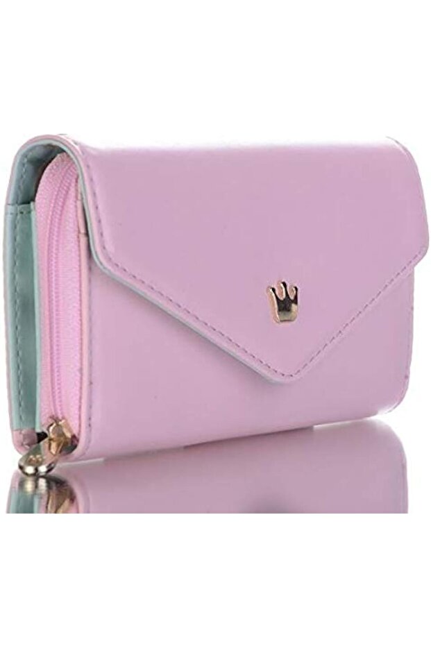 Envelope Leather Case Purse Wallet for iPhone, Samsung, HTC, Huawei Pink