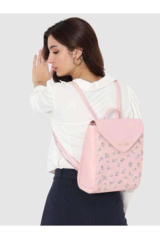 حقيبة ظهر ميريدا كبيرة بلون أحمر الخدود - 3