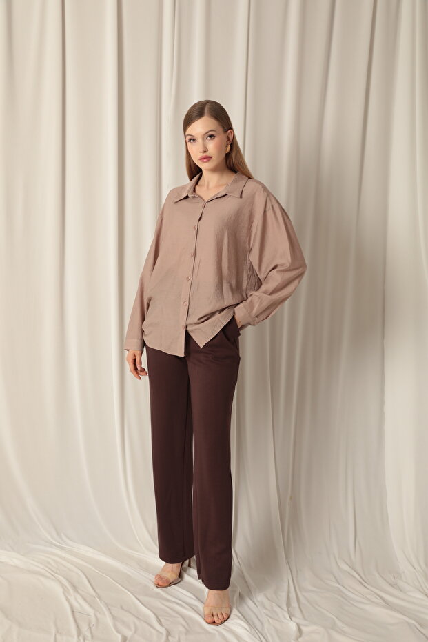 Aerobin Kumaş Basıc Gömlek - 1