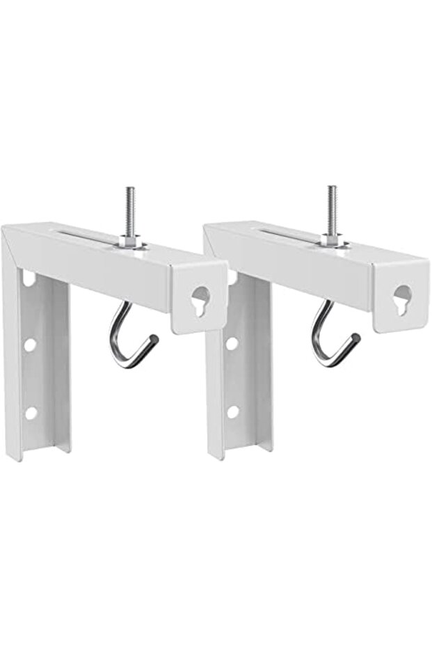 Universal Projector Screen L-Bracket, Wall Hanging Mount 6-inch Adjustable Extension with Ho