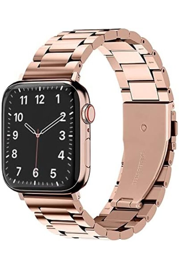 Apple Watch 38mm 40mm 41mm 42mm | Metal Band | Rose Gold
